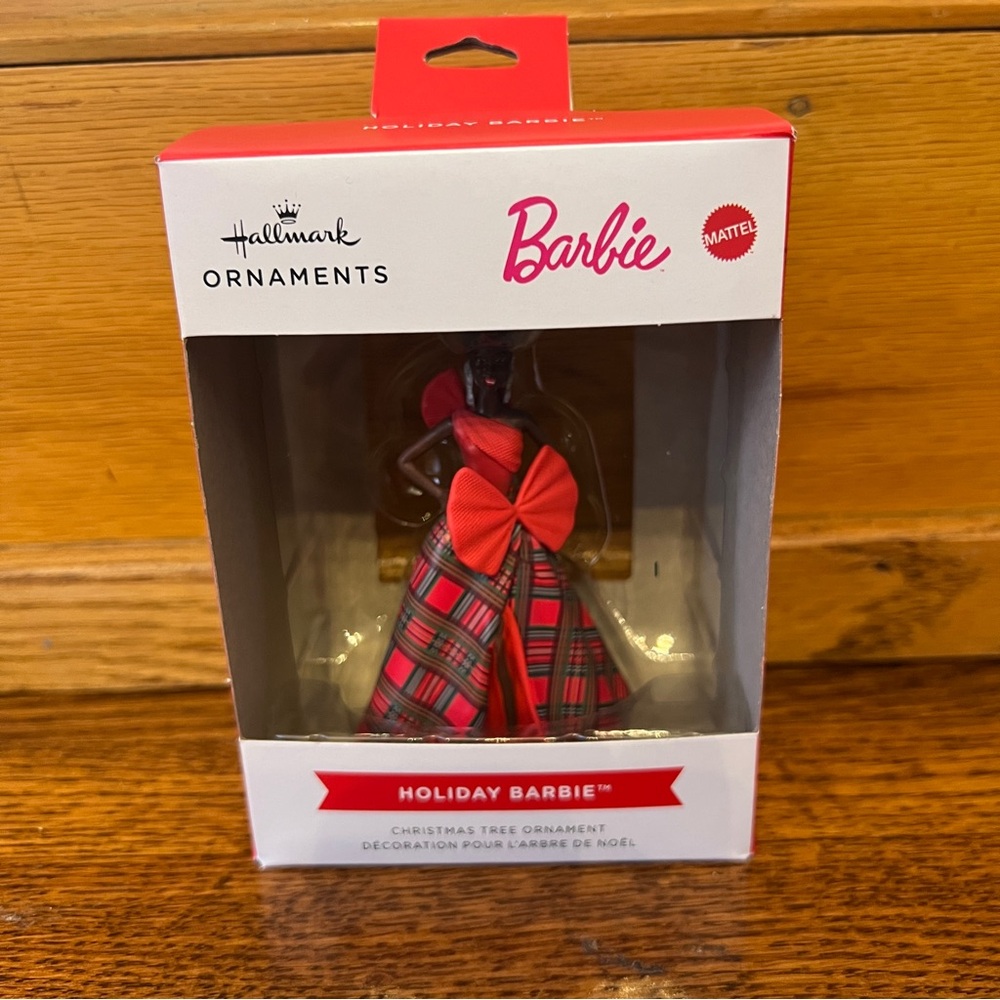 2024 Barbie Hallmark Ornament African American / Black / Ebony Skin Tone NIB